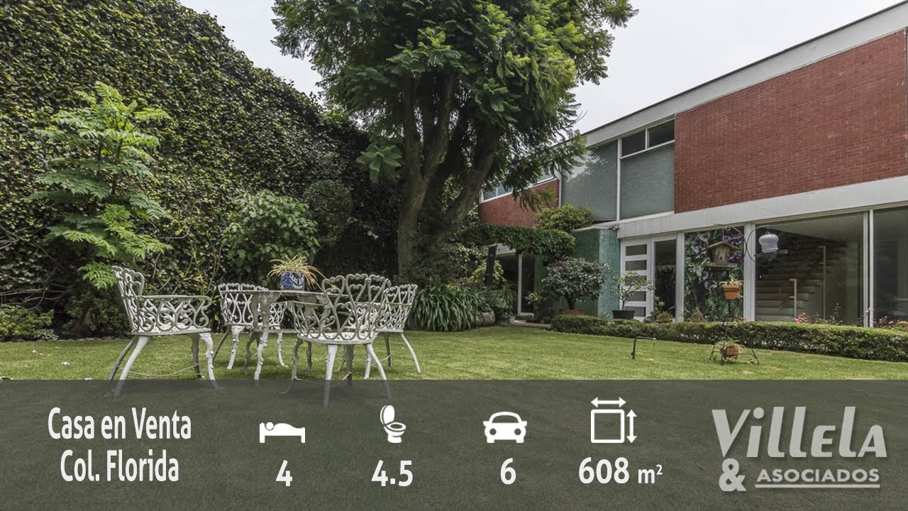 CASA EN VENTA EN LA COL. FLORIDA, CDMX