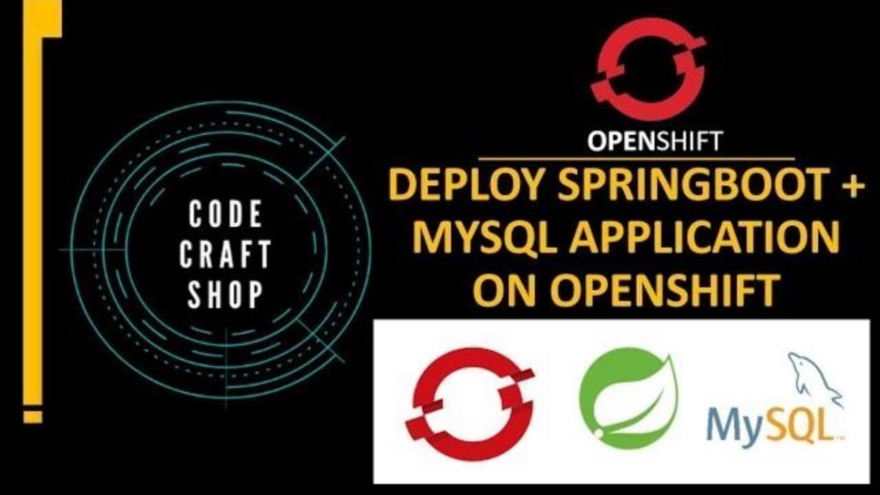 Deploy Springboot mysql application on Openshift