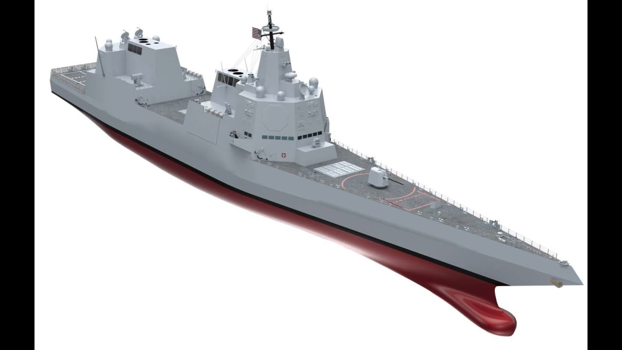 A next generation destroyer called DDG(X) is designed to sail alongside existing DDG 51 destroyers
