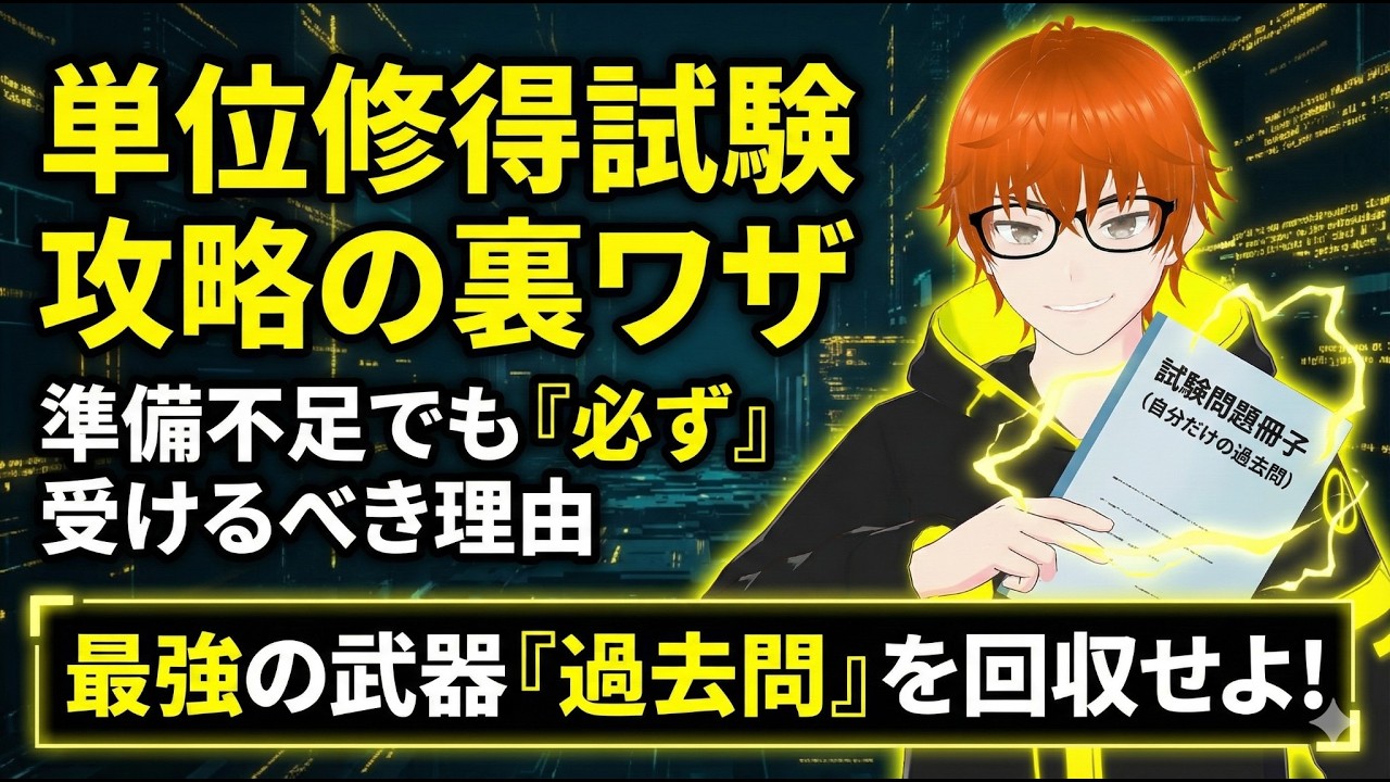 【法政通信】単位修得試験は毎回受けるべき理由！その答えは過去問にあり！