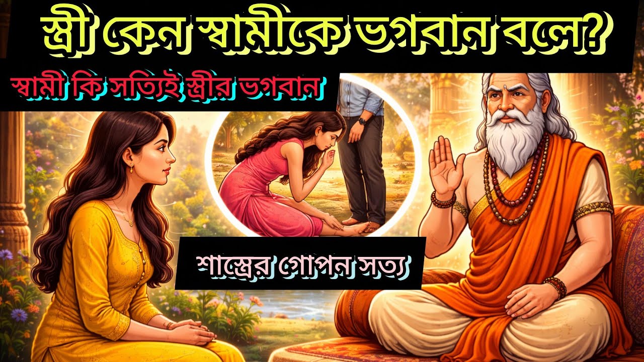 স্ত্রী কেন স্বামীকে ভগবান বলে? গীতা, বেদ ও পুরাণের গোপন রহস্য|Sanatan Dharma Explained#bhagavadgita 