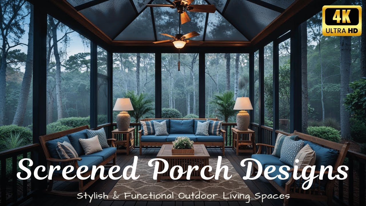 Modern Home Screened Porch Designs Stylish & Functional Outdoor Living Spaces