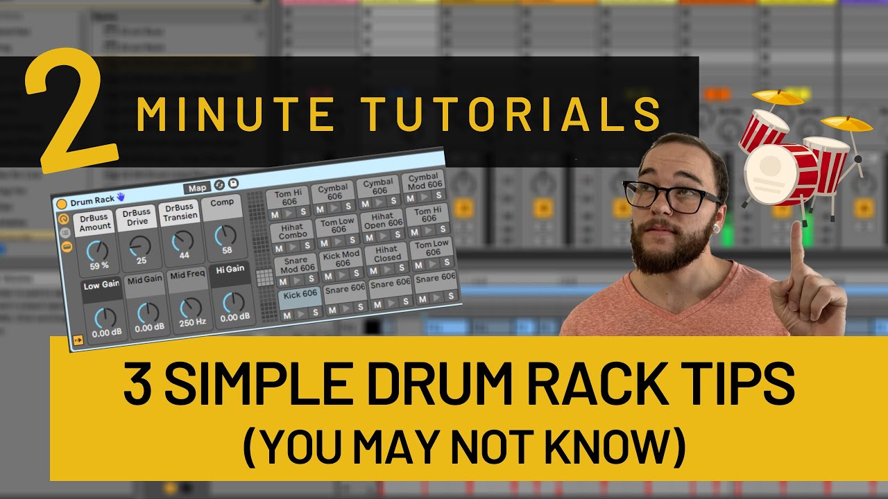 3 Simple Drum Rack Tips (You May Not Know)