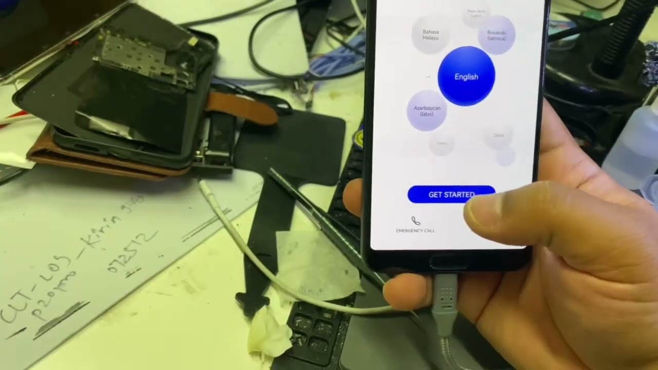 Huawei P20 Pro (CLT-L09) FRP bypass with unlock tool