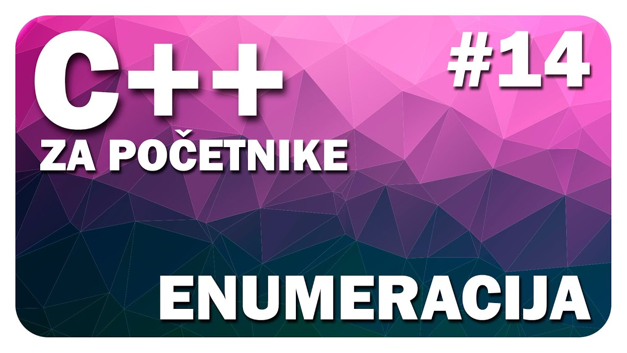 👨🏻‍💻 Enum (Nabrojivi Tip Podatka) l C++ Programiranje #14 👨🏻‍💻