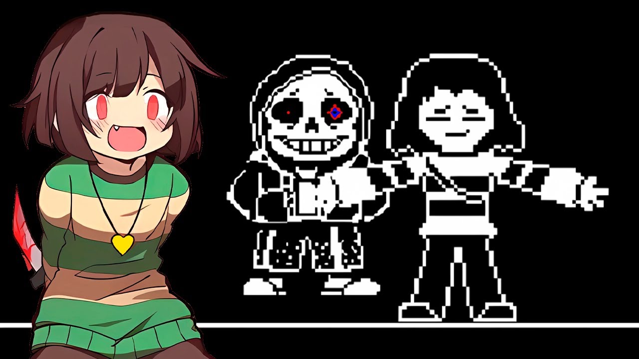 Undertale, mas Salvando o Sans enlouquecido