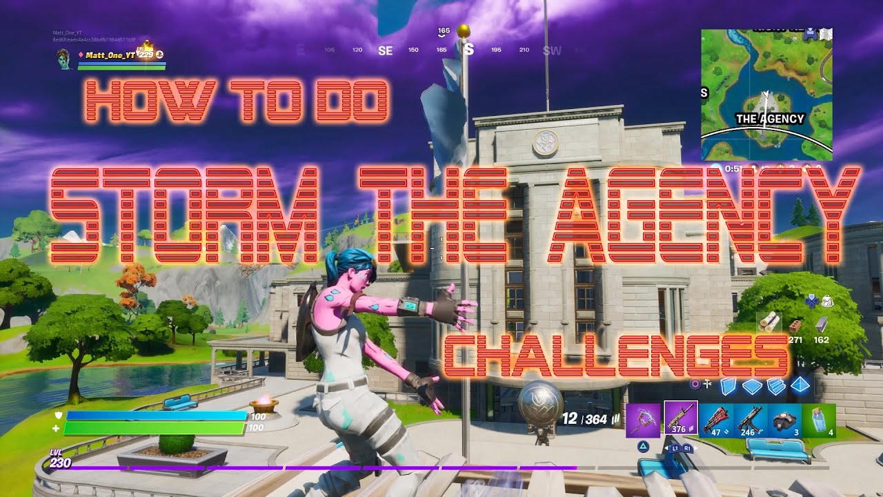 Fortnite: How To Complete STORM THE AGENCY Challenges (Free Rewards!)