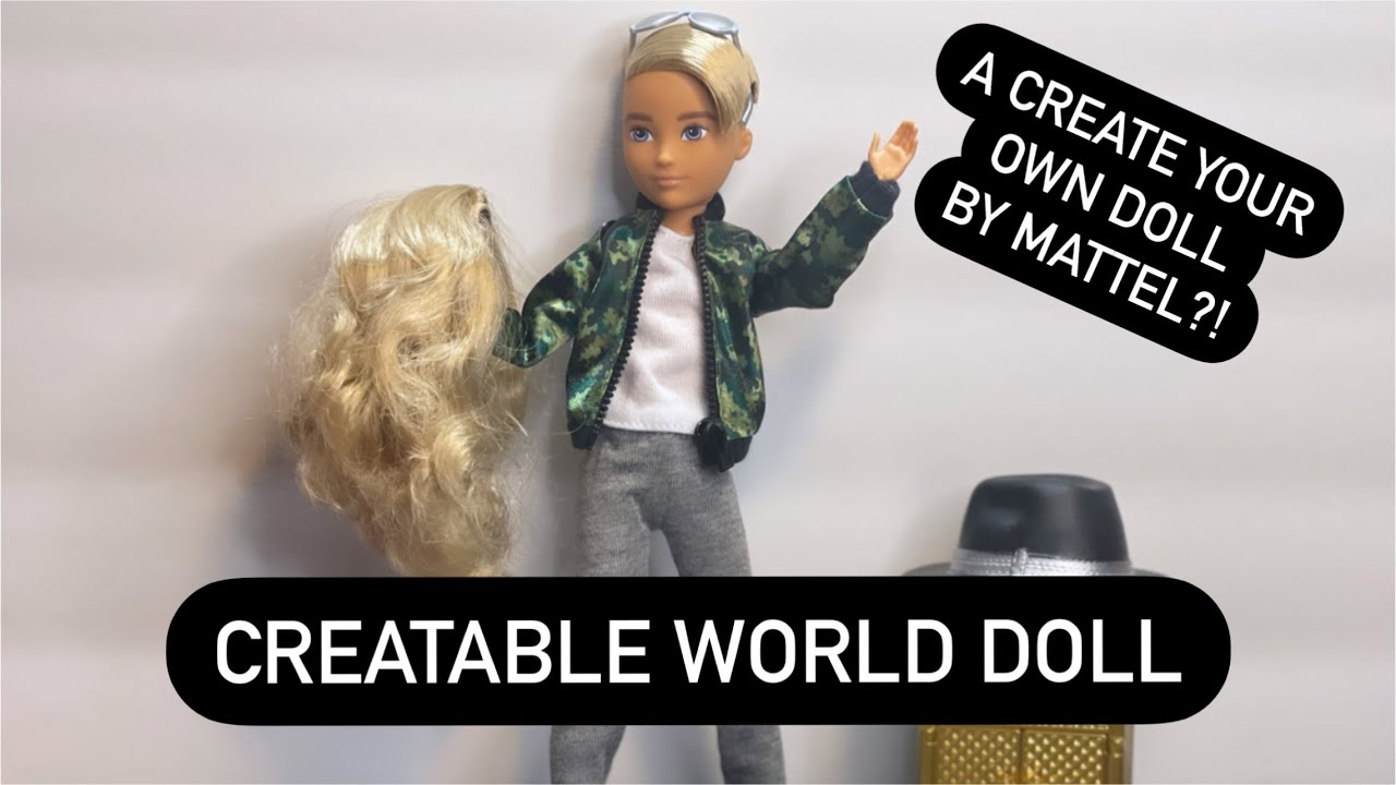 Creatable World doll unboxing and review! Mattel had a create your own doll?!