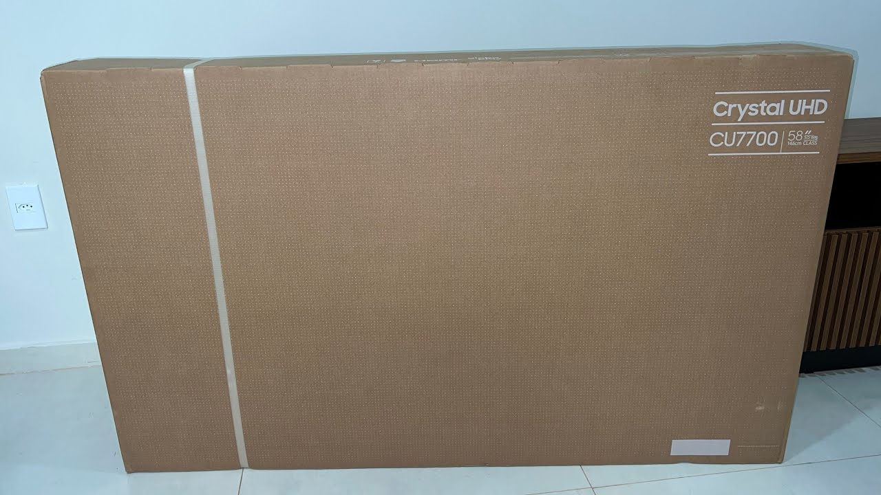 TV Samsung Smart 58 UHD 4K CU7700, Processador Crystal 4K, Gaming Hub