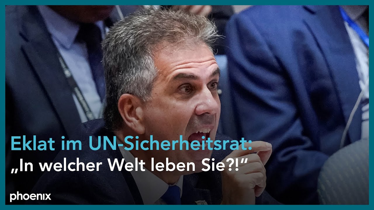 Eklat im UN-Sicherheitsrat zwischen Generalsekretär Guterres und Israels Außenminister Cohen