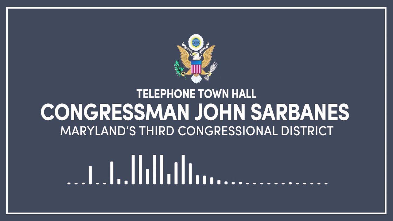 Sarbanes Telephone Town Hall: December 2, 2020