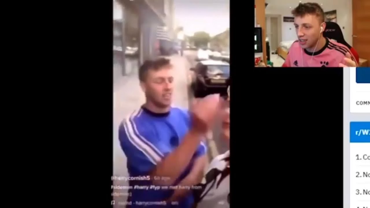 W2S reacts to the video of him slapping a cigarette out of a fan’s mouth