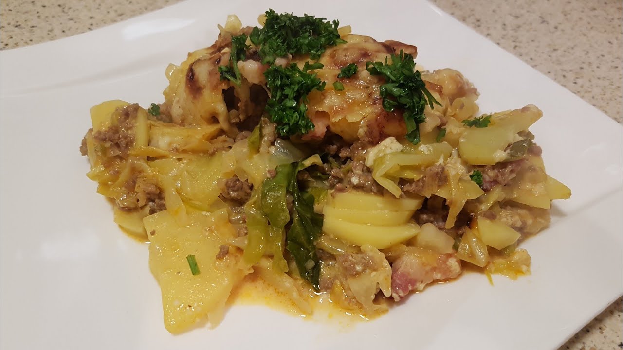 Hackfleisch-Spitzkohl-Auflauf mit Kartoffeln...einfach, lecker & schnell