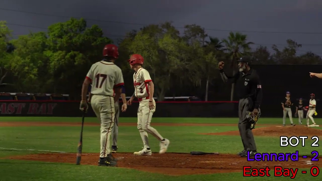 East Bay vs Lennard Varsity Baseball