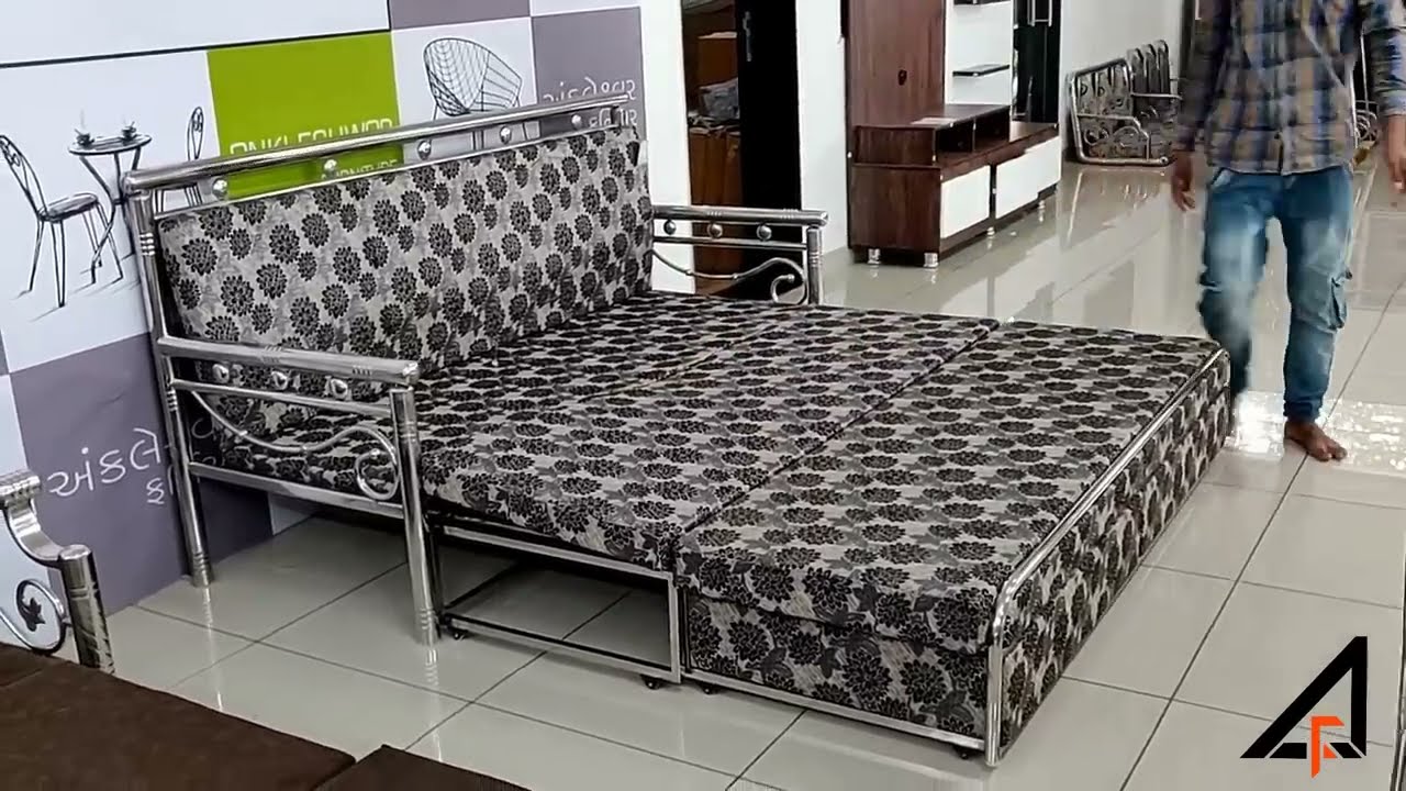 SOFA COME BED (sofa cum bed) #furniture #spacesavingfurniture #sofa