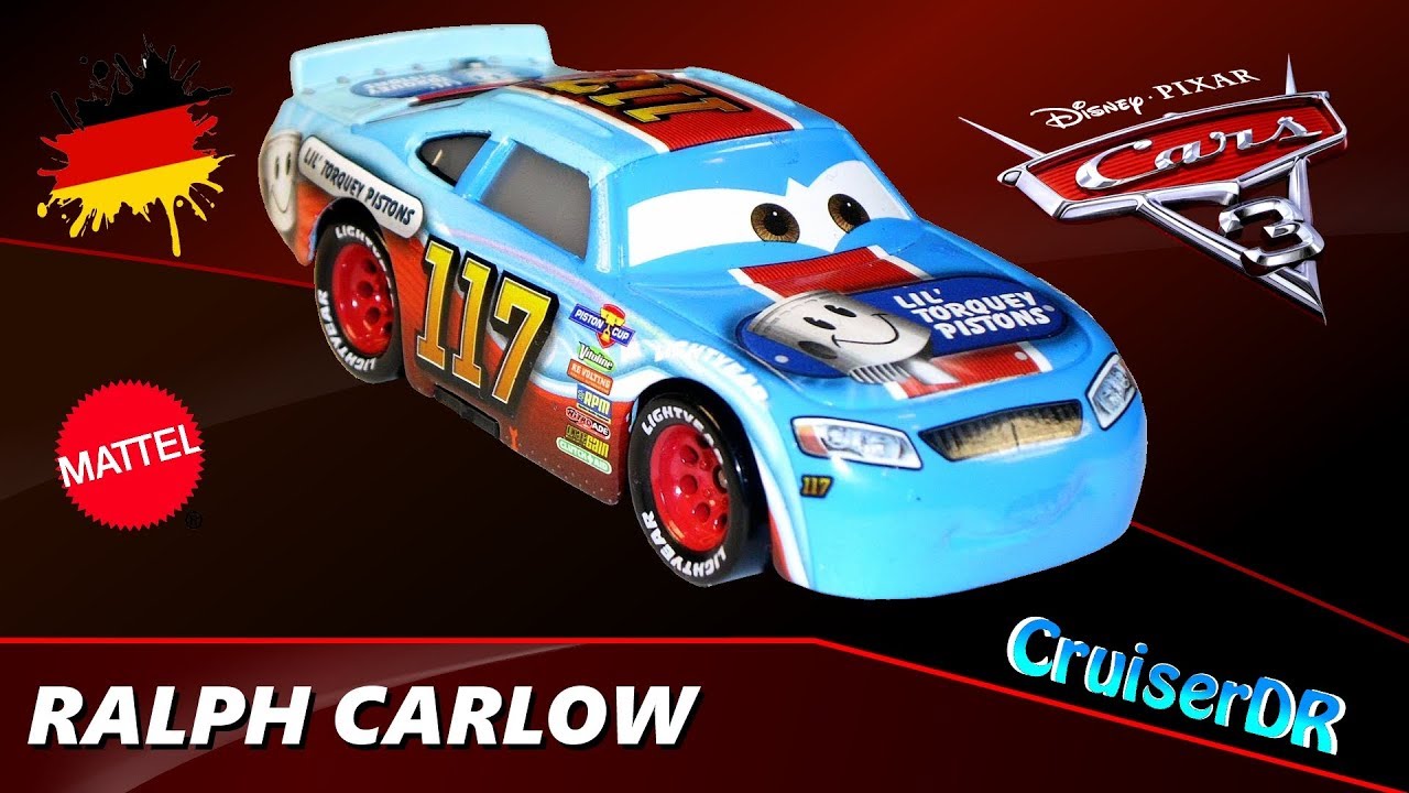 Disney Pixar Cars 3 Diecast Single Pack Ralph Carlow 1:55 Mattel deutsch german