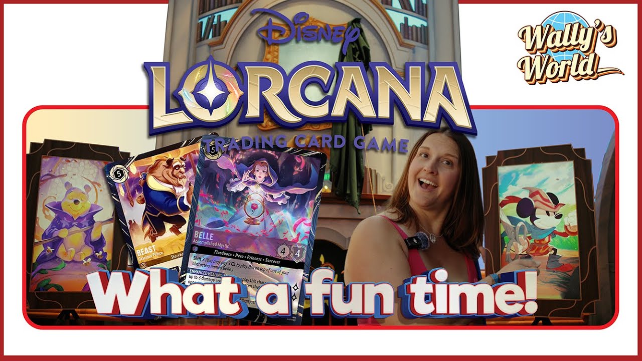 Lorcana Event At Disney California Adventure | Rare Cards Episode 98