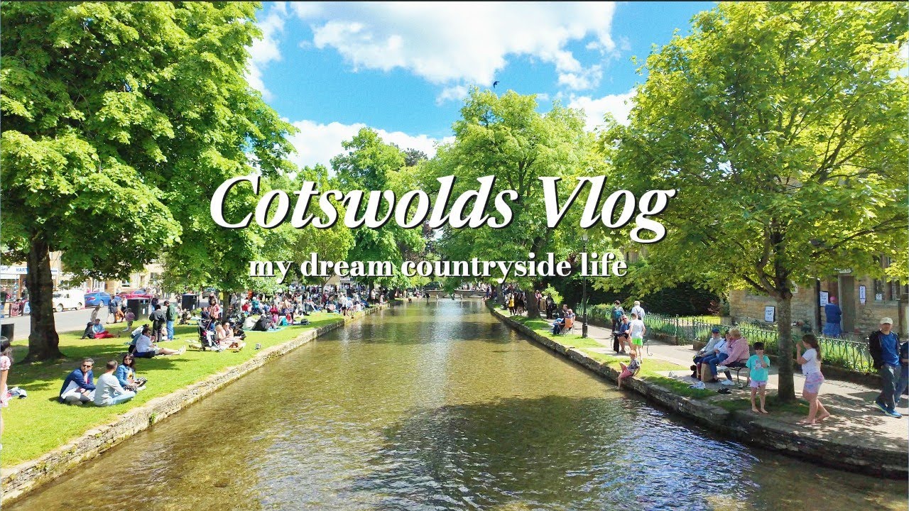 COTSWOLDS VLOG | Explore Broadway and Bourton-on-the-Water Villages with me, Stay at the Fish Hotel