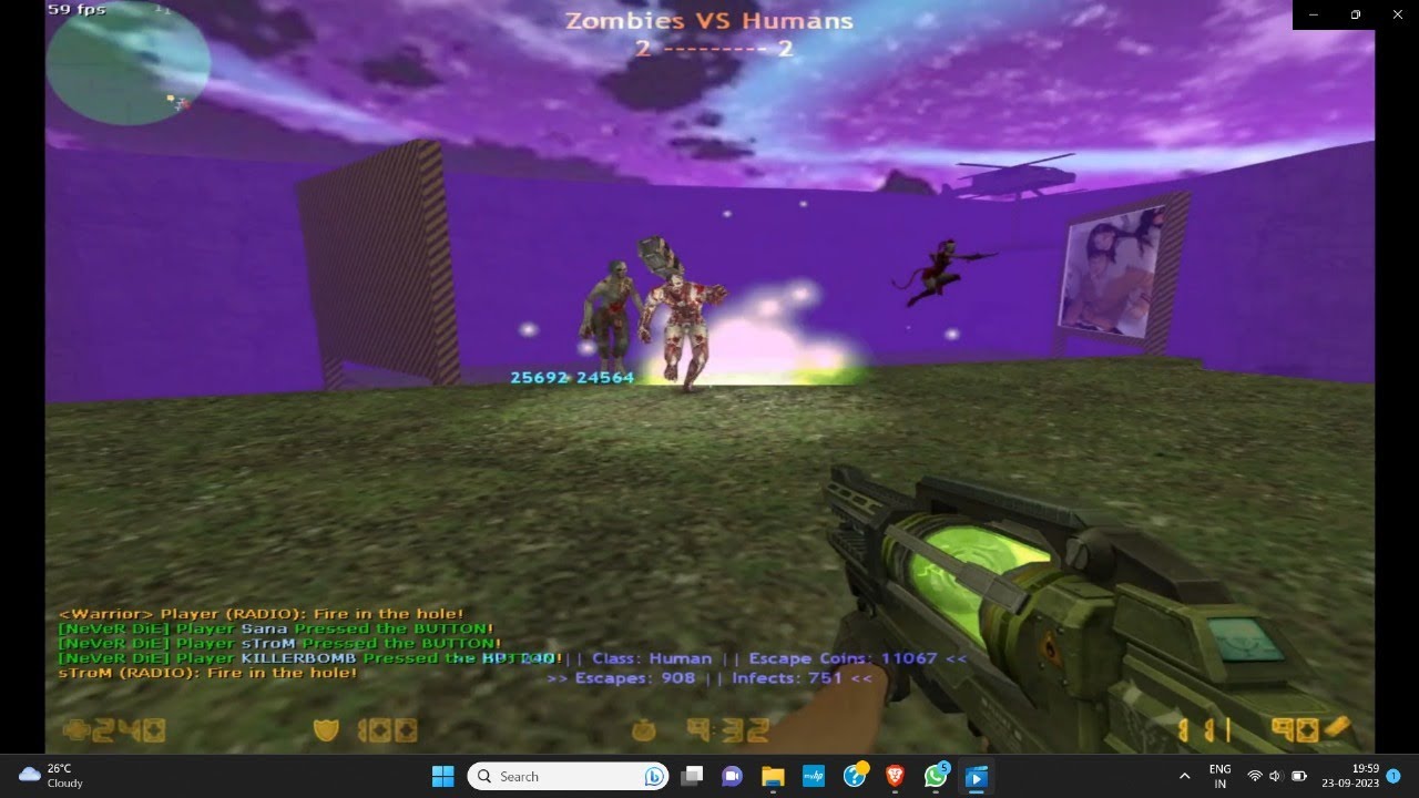 Counter Strike 1.6 - NeVeR DiE Zombie Escape Mod