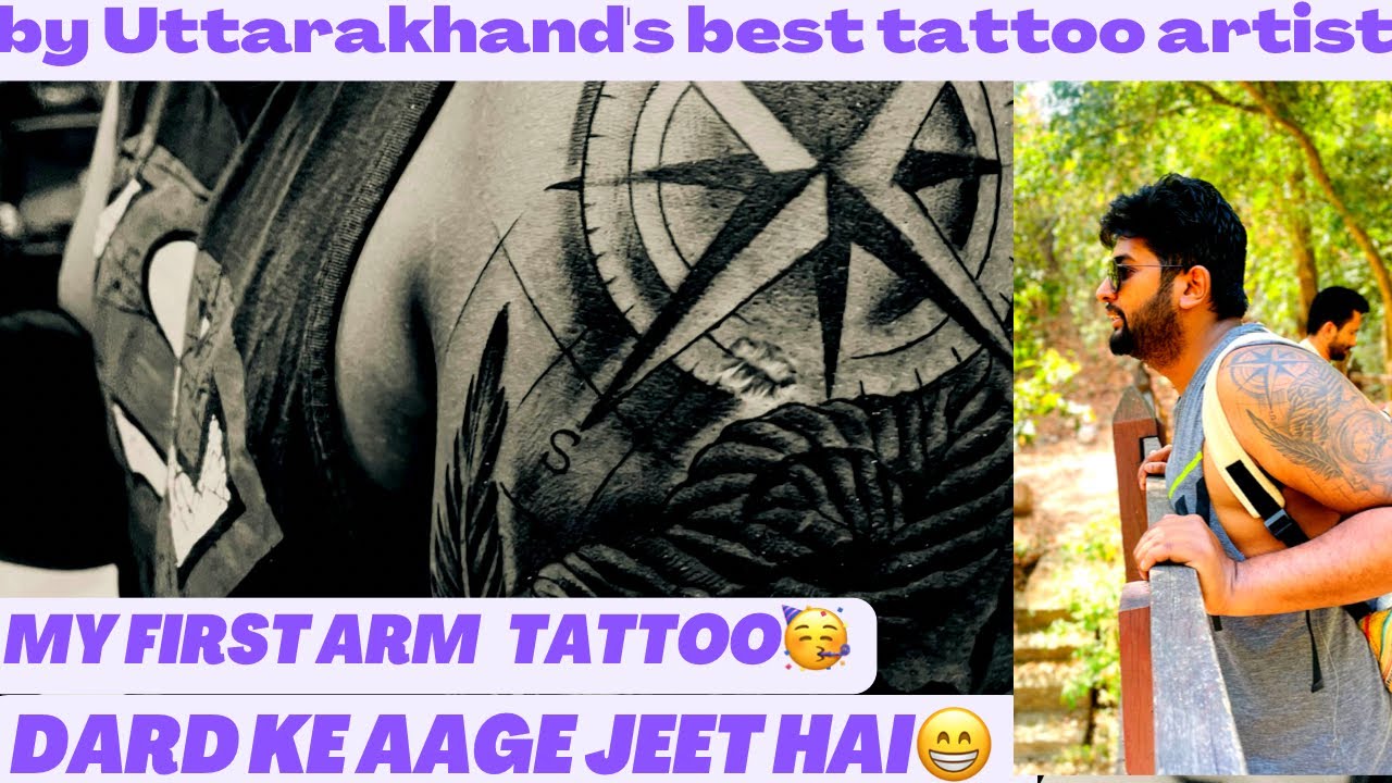 My First Arm tattoo😎| Best Arm Tattoo | Best Tattoo Artist of Uttarakahd