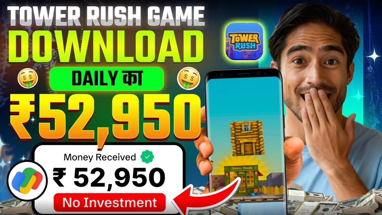 Tower Rush Real Or Fake? Review | Tower Rush Game Rubber Band Tricks😱 | Tower Rush Game 2026 |