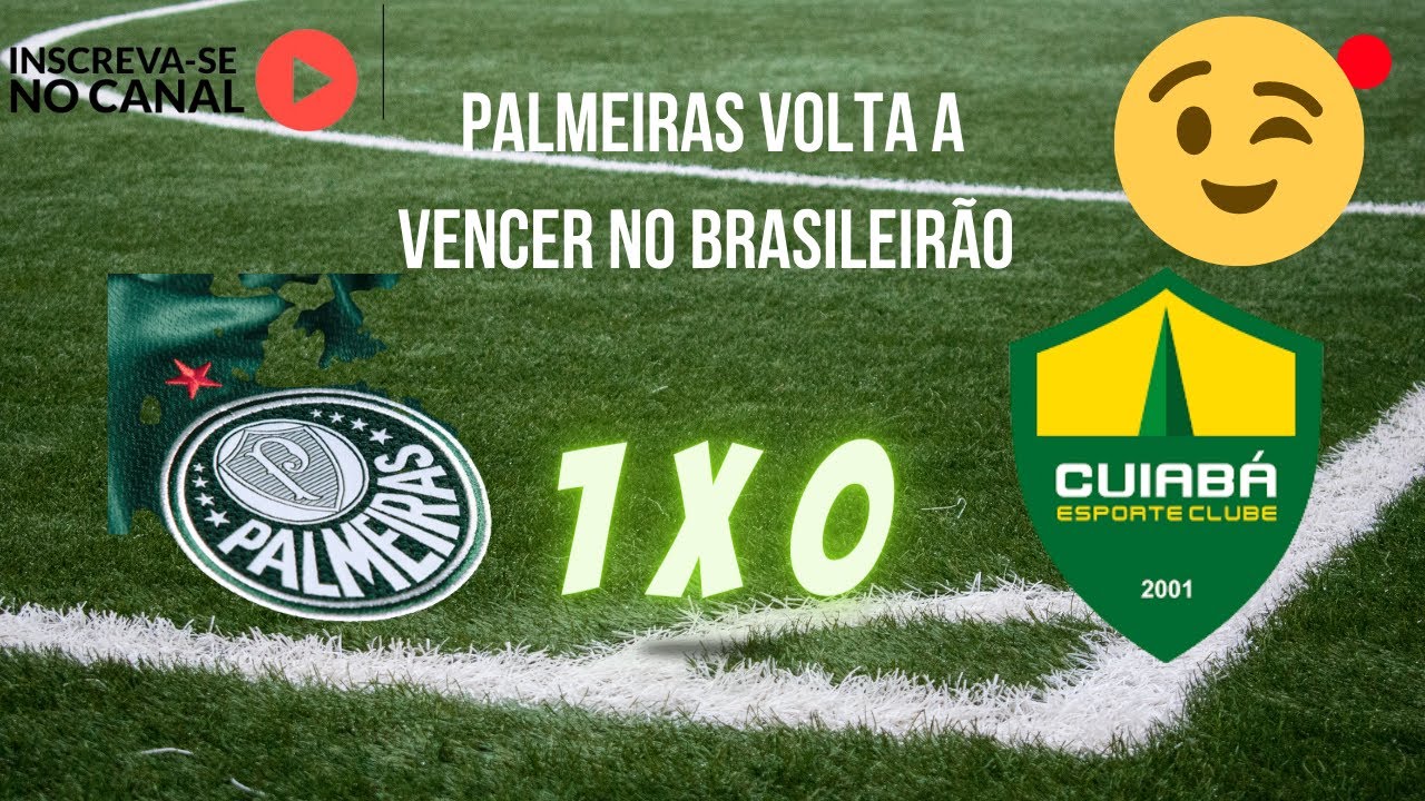 PALMEIRAS VOLTA A VENCER NO BRASILEIRO, VENCE O CUIBA POR 1XO  TEVE VAR. EQUIPE SEGUE LIDER!