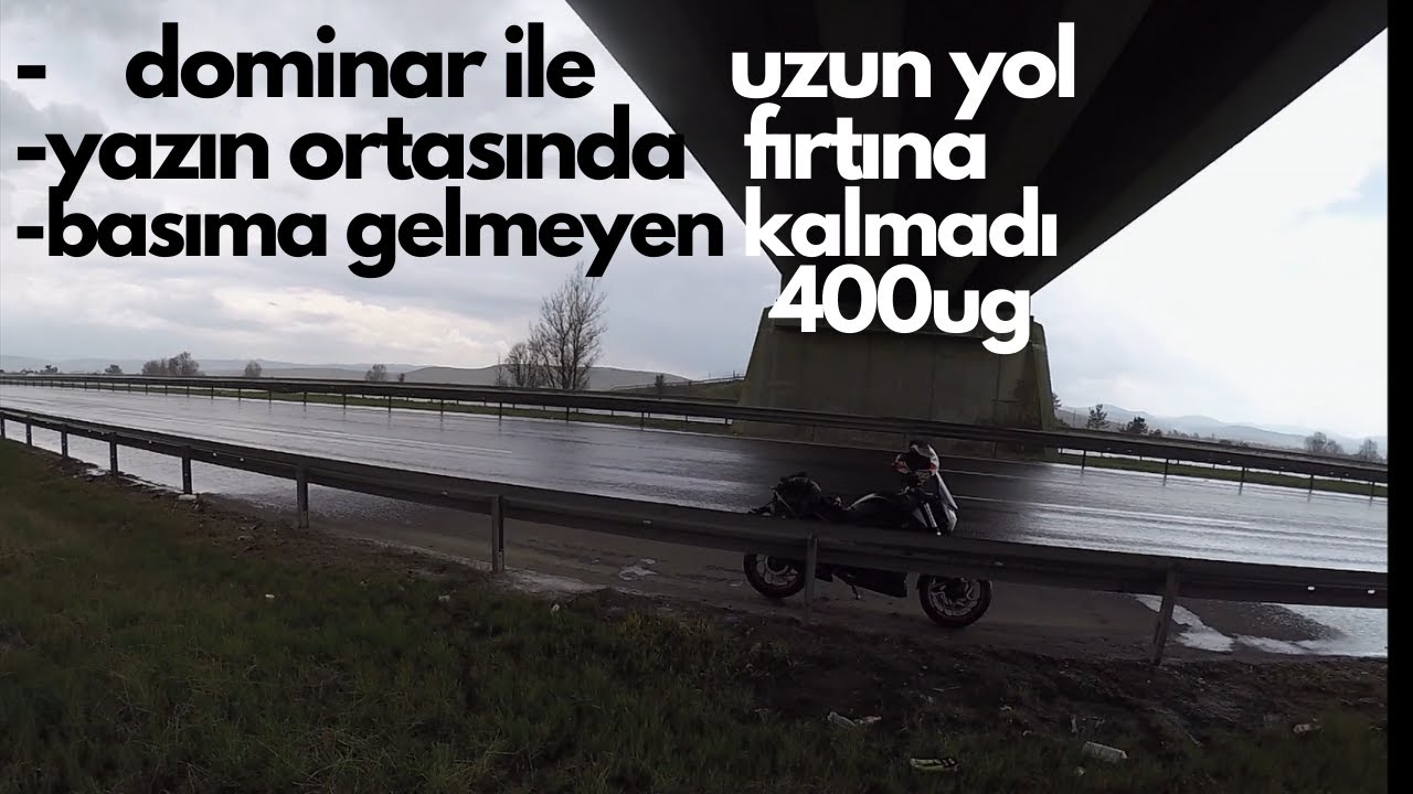 DOMİNAR 400UG UZUN YOL/KARABÜK İSTANBUL/YAKIT TÜKETİMİ/4K