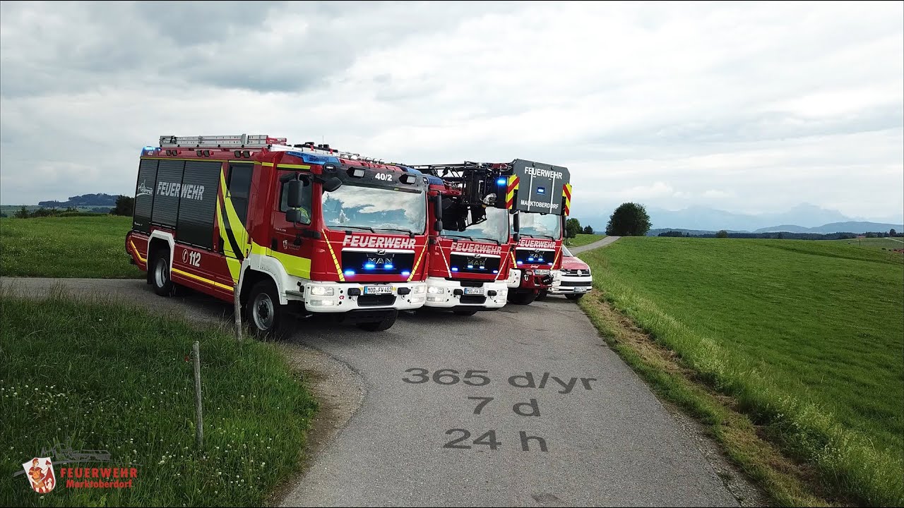 Löschzug der Freiwilligen Feuerwehr Marktoberdorf | 4K