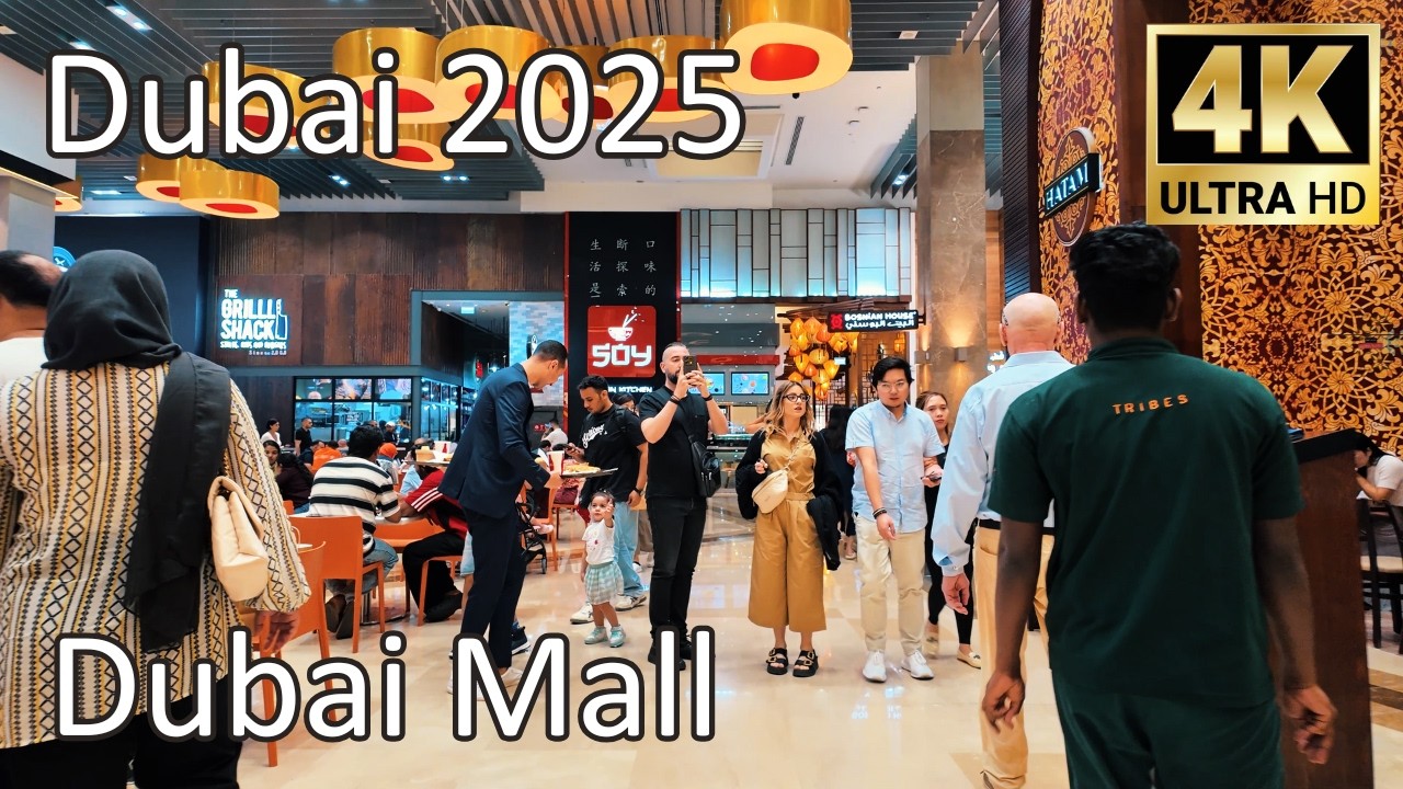 Dubai [4K] Dubai Mall Walking Tour - Hidden Gems 2025 🇦🇪