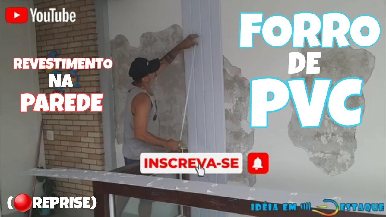 (REPRISE🔴) 🤯 FORRO DE PVC NA PAREDE ? 😍😍😍 FICOU TOP DEMAIS 🥰🥰🥰 #reforma #decoração