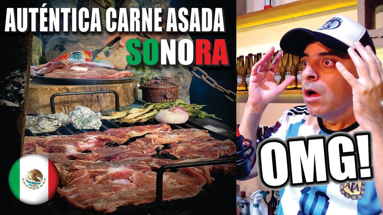 Argentino queda loco con la Auténtica Carne Asada de Sonora!!