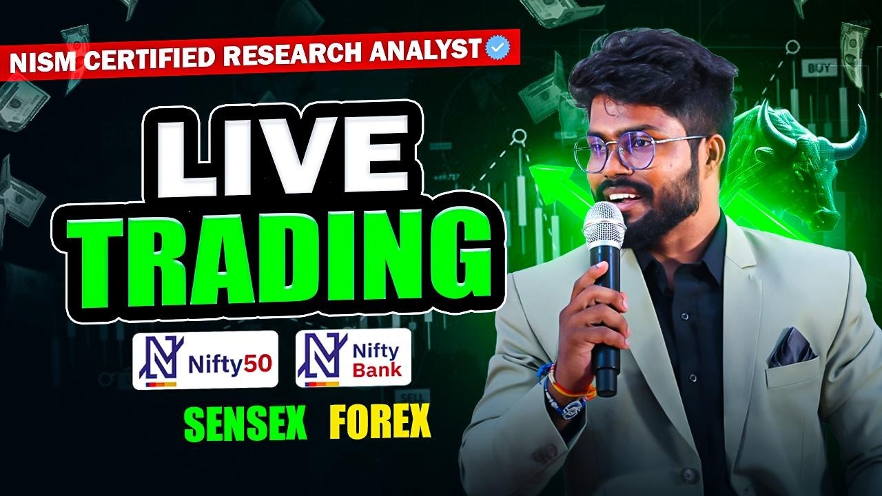 🔴 LIVE Trading Telugu | NIFTY, BANK NIFTY & SENSEX Intraday Market Analysis