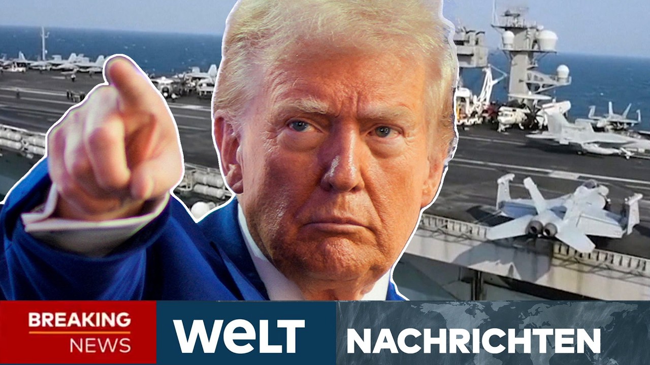 IRAN: Trump k&uuml;ndigt Mega-Angriff an! USA wollen Krieg gegen Mullahs nun beenden | WELT LIVE