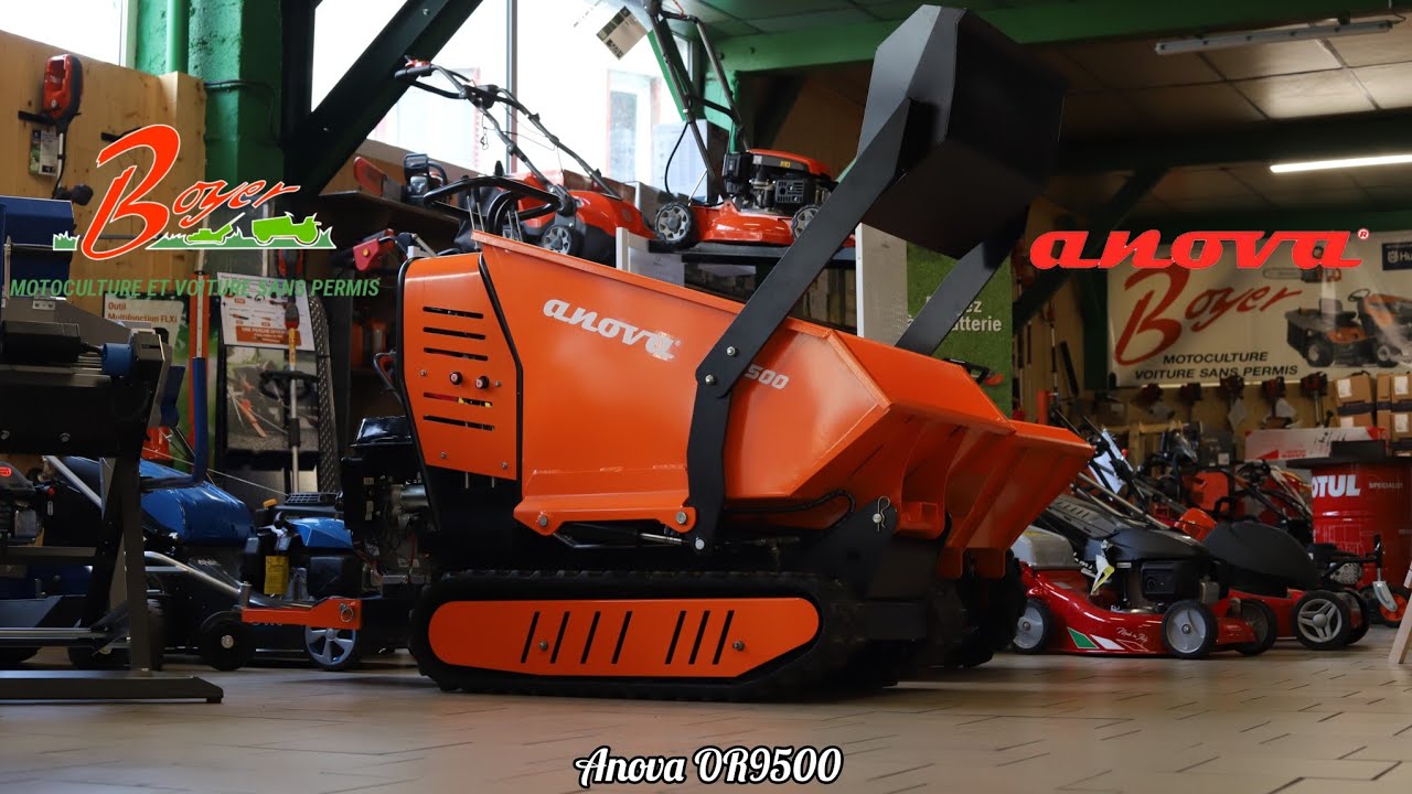 Dumper à chargeur frontal Anova OR9500 - Présentation - Boyer Motoculture