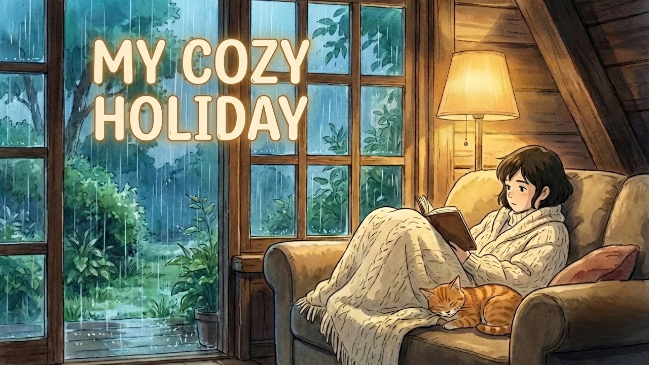 My Cozy Life in Studio Ghibli Style 🐈 | Slow Morning & Warm Noodles
