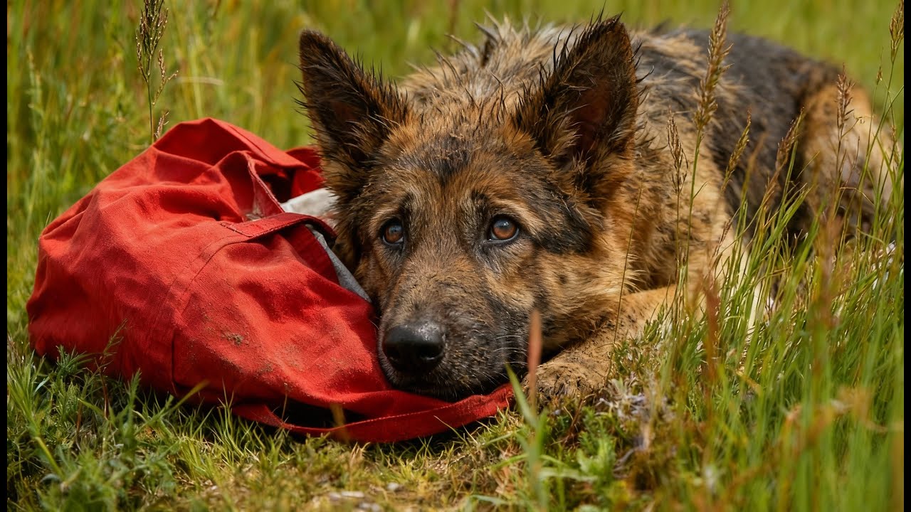 Vet Rescues Crying Dog Clinging To Bag—What They Saw Inside Broke Them