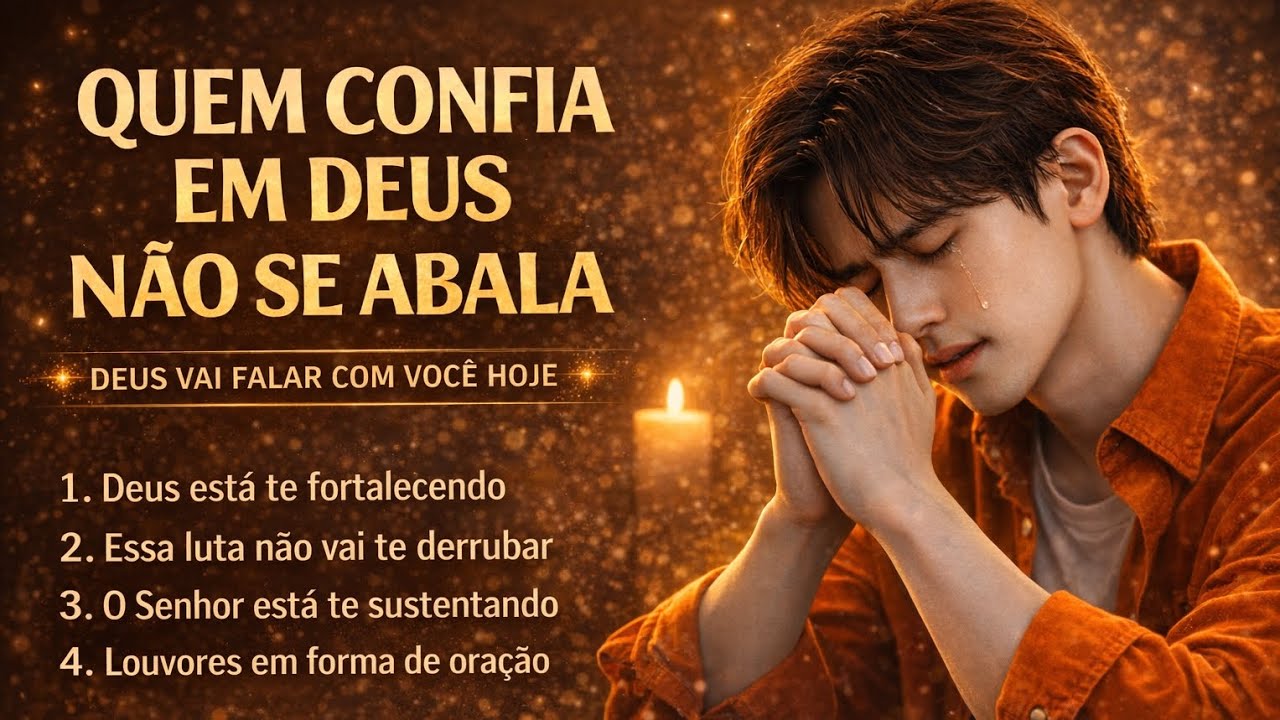 QUEM CONFIA EM DEUS NÃO SE ABALA | Louvores em Forma de Oração para Fortalecer sua Fé