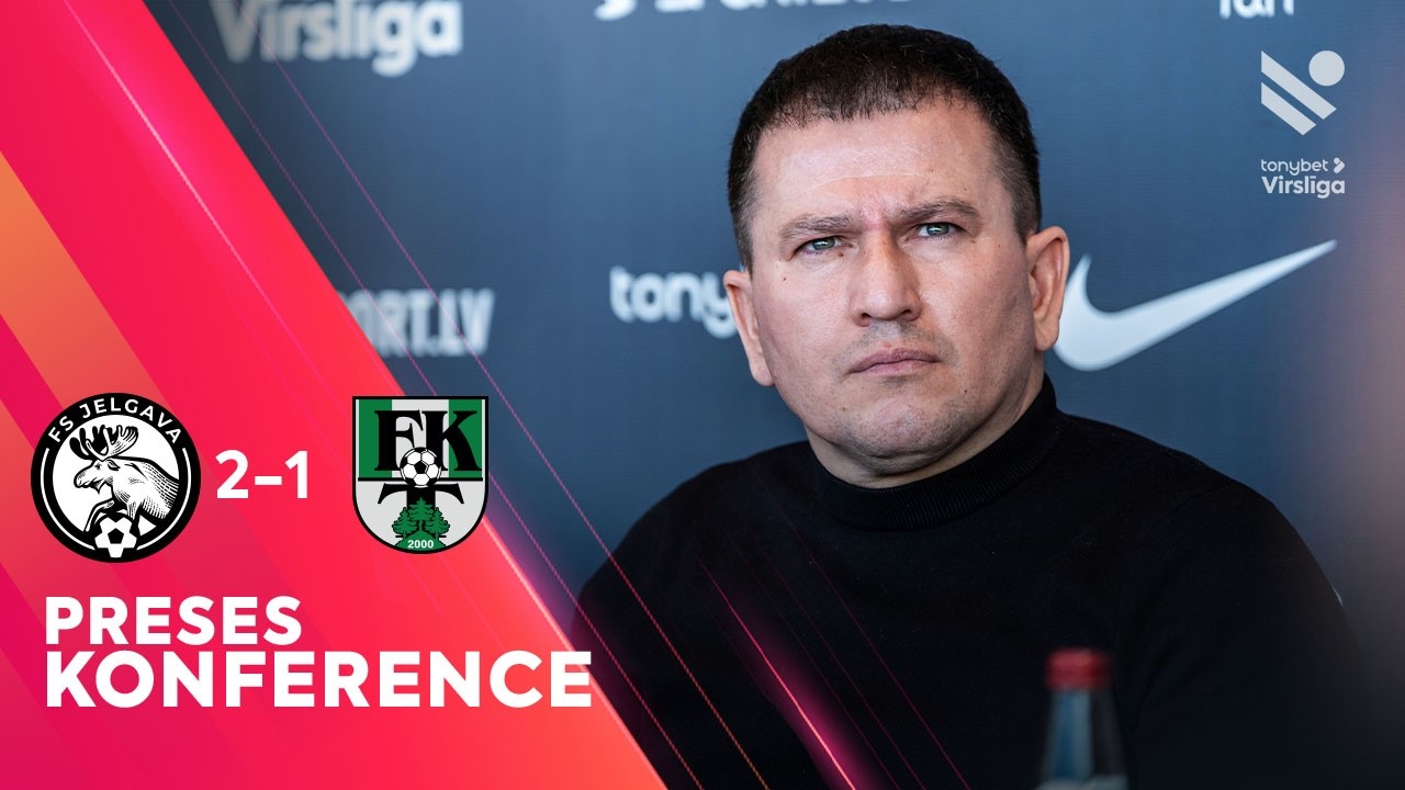 1. kārta: FS Jelgava 2:1 FK Tukums 2000 (Preses konference) (Aleksandrs Basovs un Kristaps Dišlers)