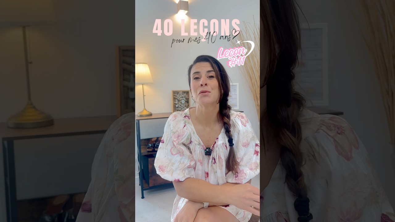 &laquo;&nbsp;𝟰𝟬 𝗹𝗲𝗰̧𝗼𝗻𝘀 𝗽𝗼𝘂𝗿 𝗺𝗲𝘀 𝟰𝟬 𝗮𝗻𝘀&nbsp;&raquo; 🎀 Le&ccedil;on 11 - Aime toi avant d&rsquo;aimer l&rsquo;autre 🤍