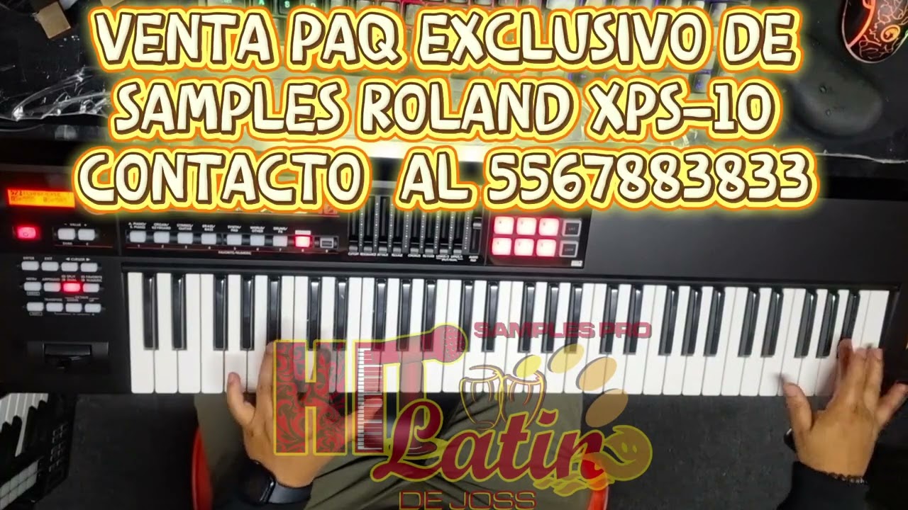 VENTA PAQ DE SAMPLES PAQ VERSATIL 2025 ROLAND XPS-10 
