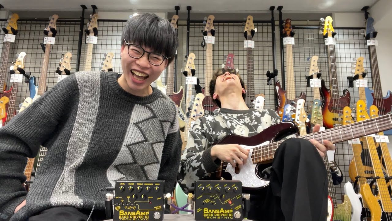 SANS AMPのV1、V2の弾き比べてみた。【TECH21 SANS AMP】