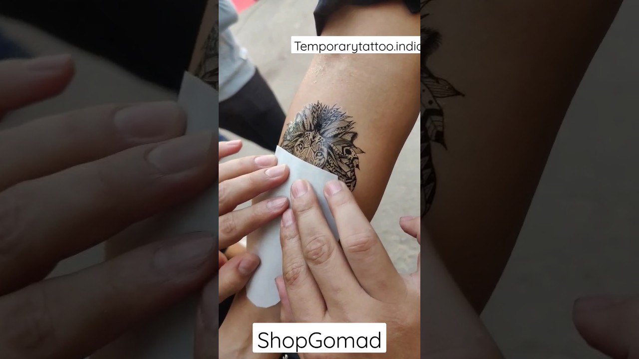 Waterproof Temporary Tattoo only at temporarytattoo.india on Instagram