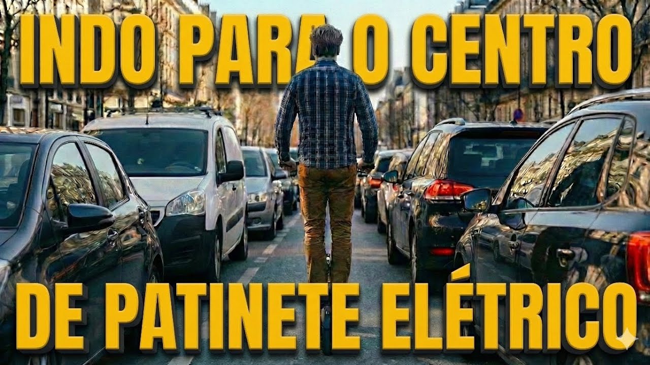 INDO DA ZONA NORTE AO CENTRO DE PATINETE ELÉTRICO SEM ME ATRASAR