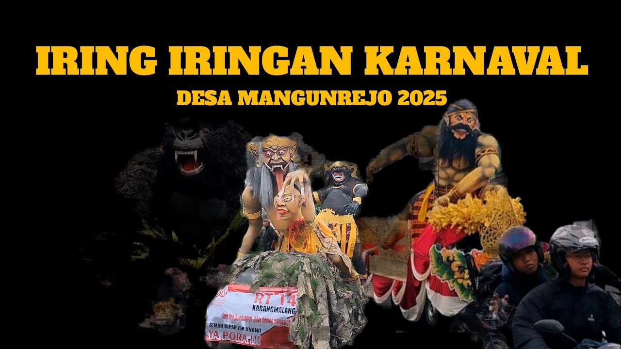 IRING IRINGAN KARNAVAL AGUSTUSAN DESA MANGUNREJO