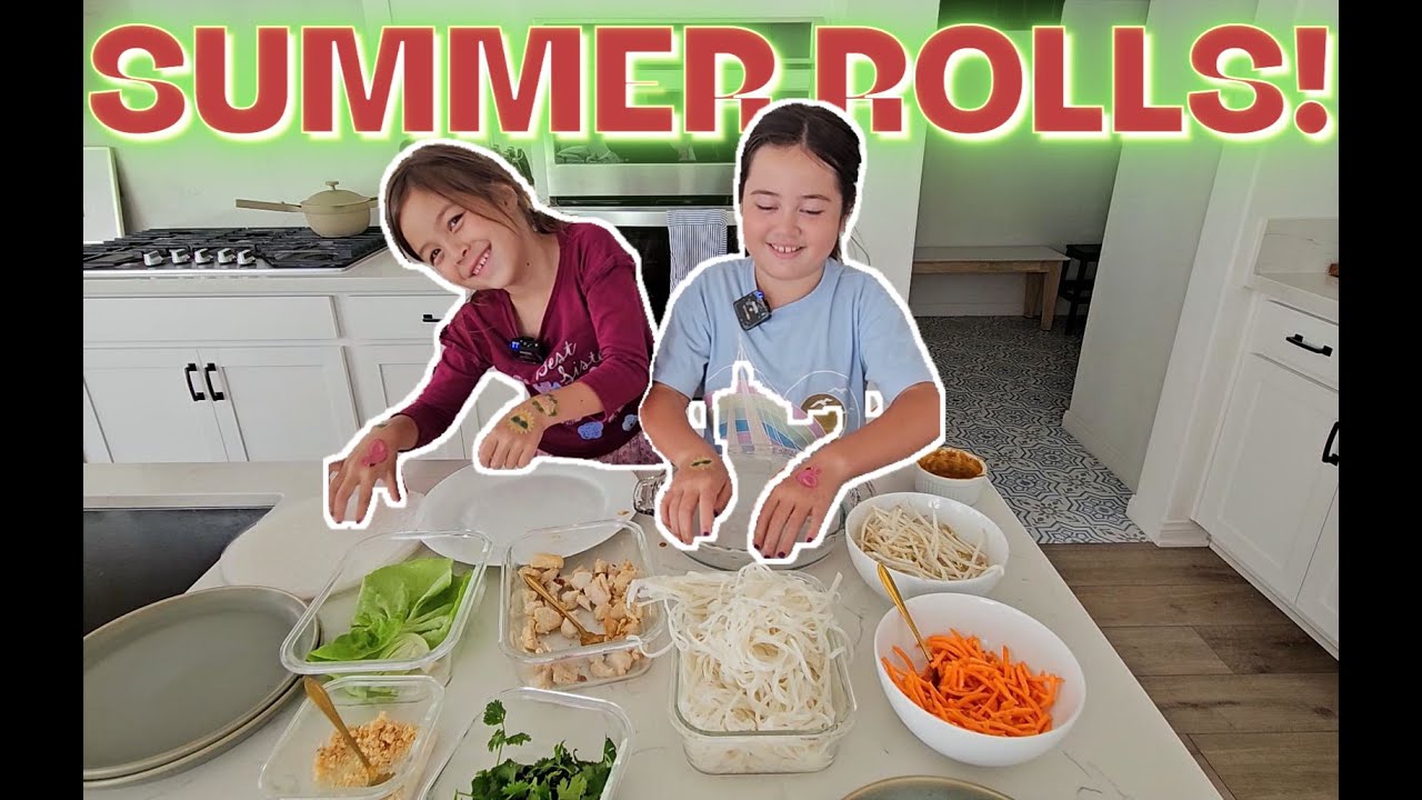Simple and Easy Summer Roll Recipe! How to make the PERFECT summer rolls!