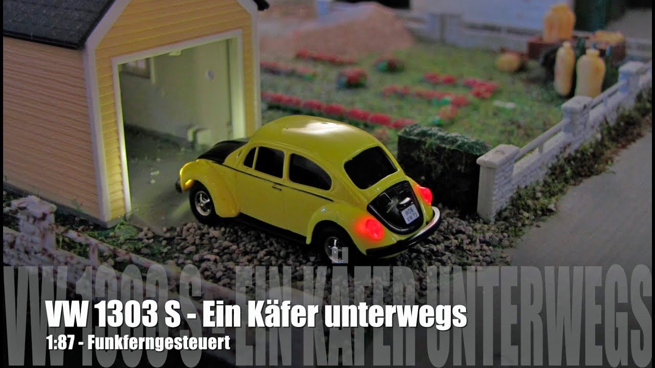 1:87 RC Mikromodell - VW 1303s - Ein Käfer unterwegs - a beetle on the way
