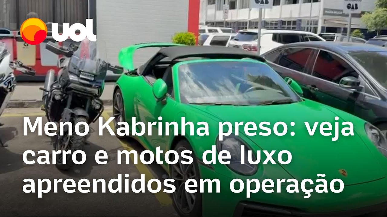 Meno Kabrinha: veja carros e motos de luxo apreendidos em operação contra 'rolezinhos' em SP