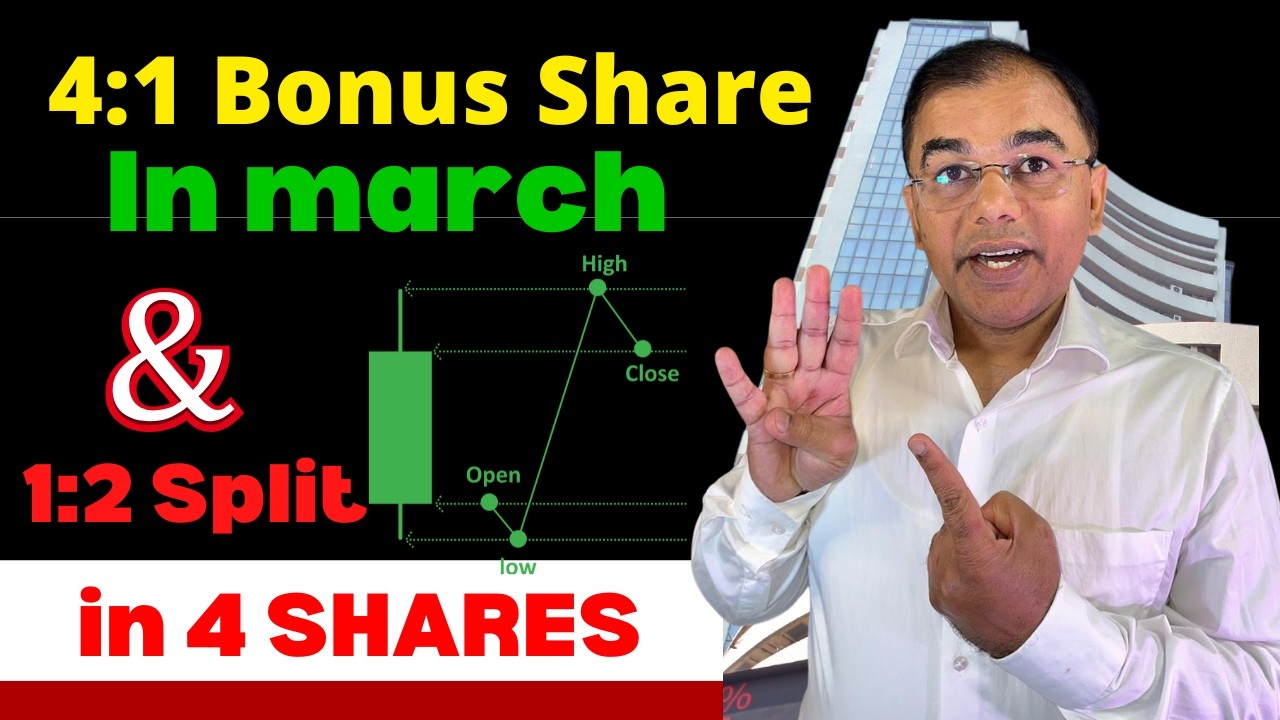 BONUS Stock in 4 Shares - CUPID Bonus explained | One Share Split | March 2026 #sharemarket