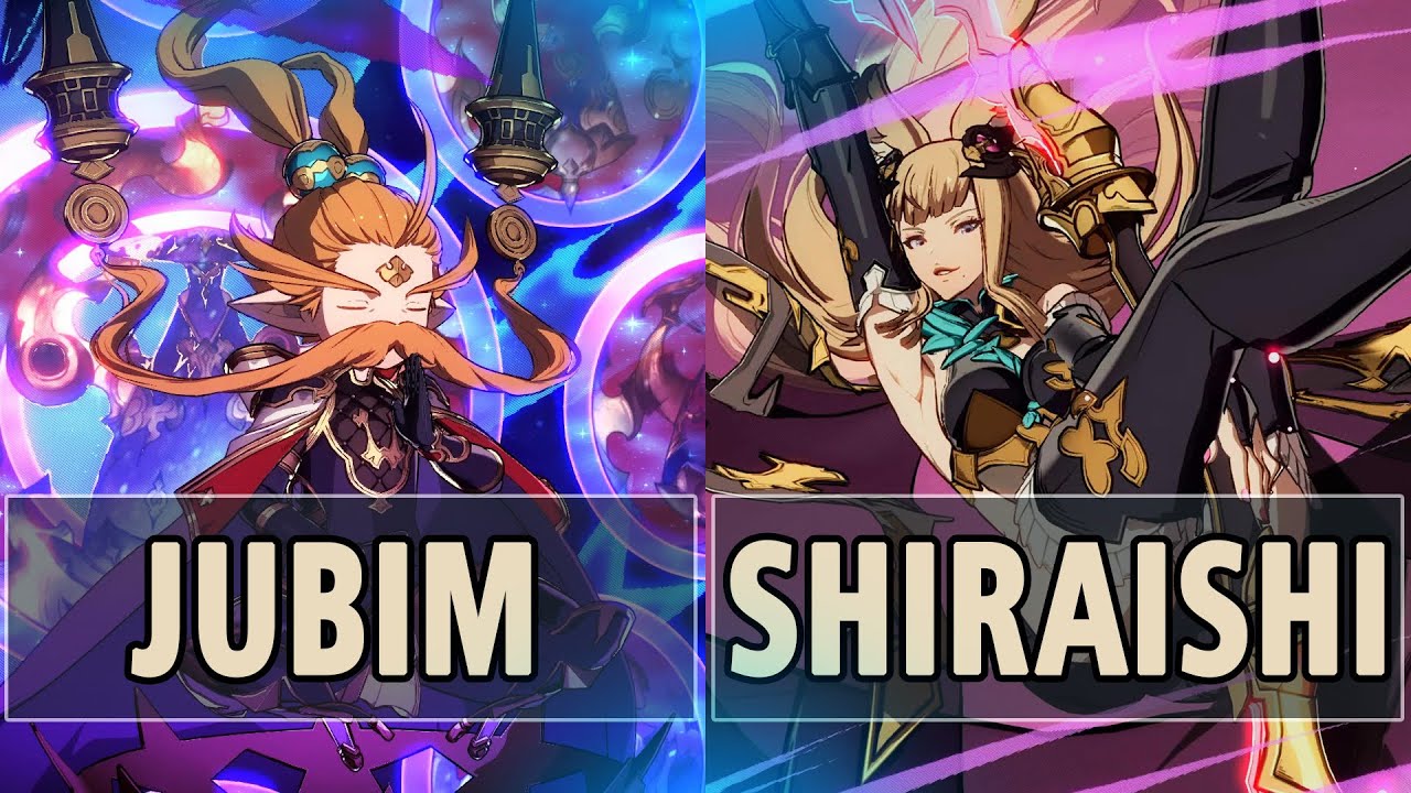 GBVS: Jubim (Anre) Vs Shiraishi (Metera) | High Level Gameplay.