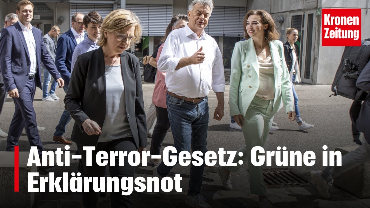 Anti-Terror-Gesetz: Gr&uuml;ne in Erkl&auml;rungsnot | krone.tv NEWS